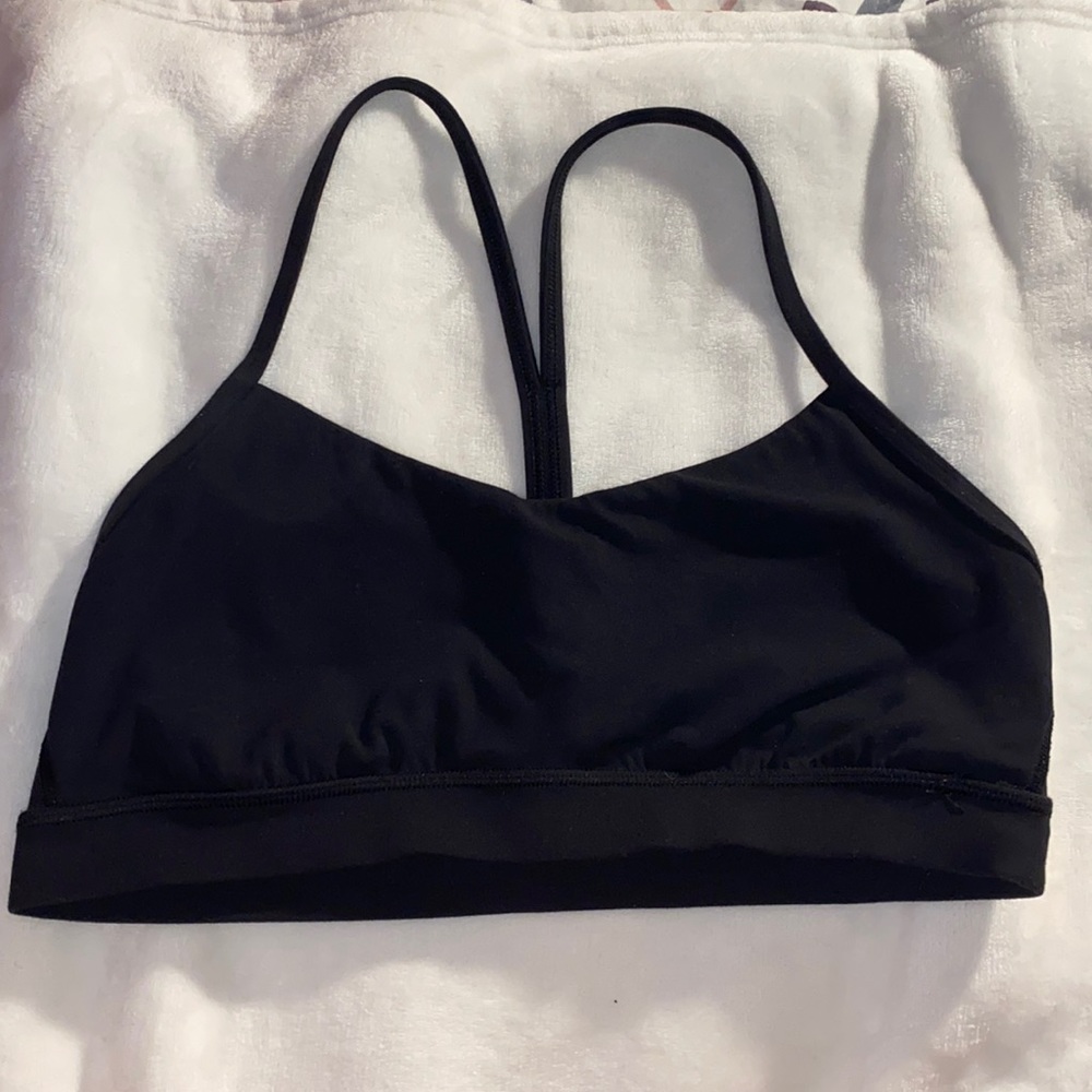 Lululemon Flow Y Bra|black|size 10